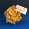 Pure Beeswax Single Rose Candle
