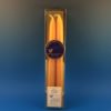 box set of 10 in taper pure beeswax candles